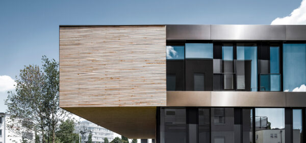 Holz/Metall-Fenstersystem, windura E-top, Fassadensystem